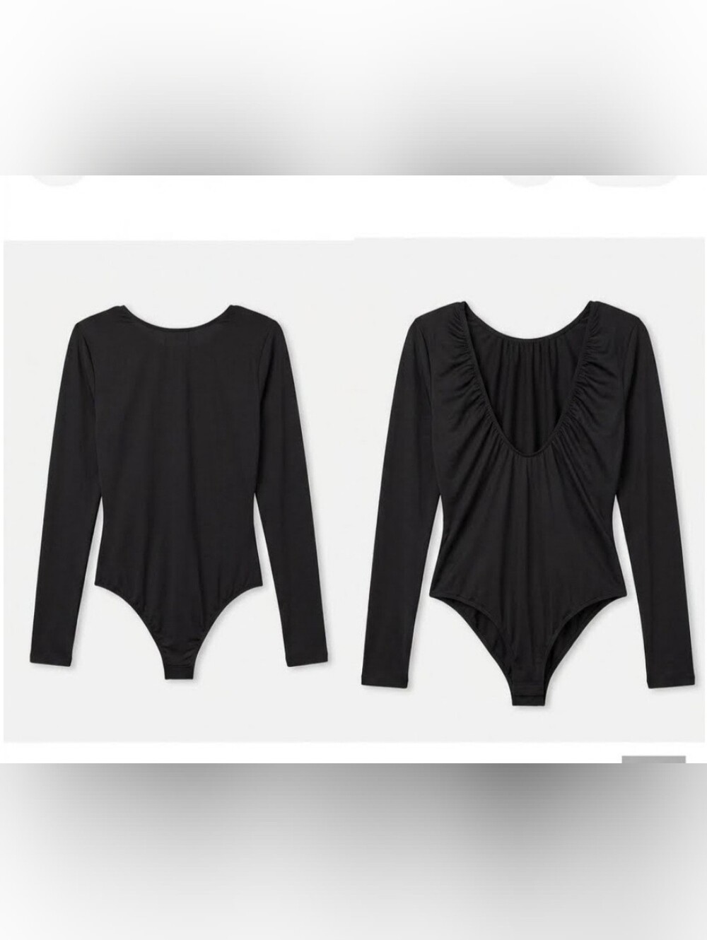 Victoria Sport Black Long Sleeves Body Suit size S